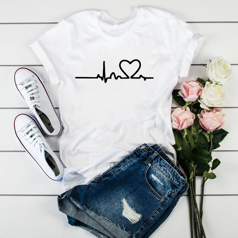 Printed Loose Fit Women's T-Shirt