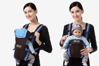 Double Shoulder Baby Carrier 4 Carry Positions, No Strain