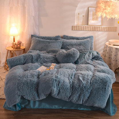 Luxury Thick Winter Fleece Duvet Cover