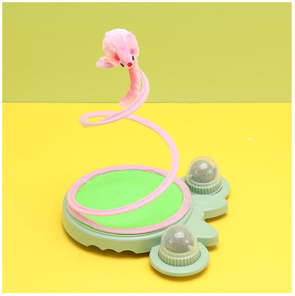 Cat Toy Spring Coil Mouse To Relieve Boredom