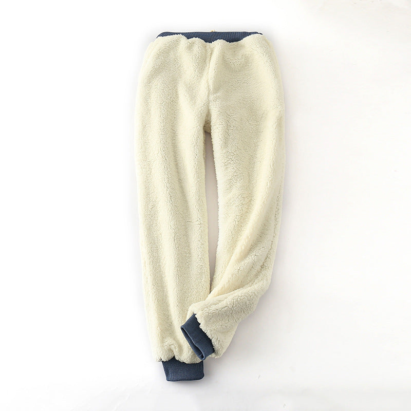 Thick Lamb Wool Cotton Sweatpants