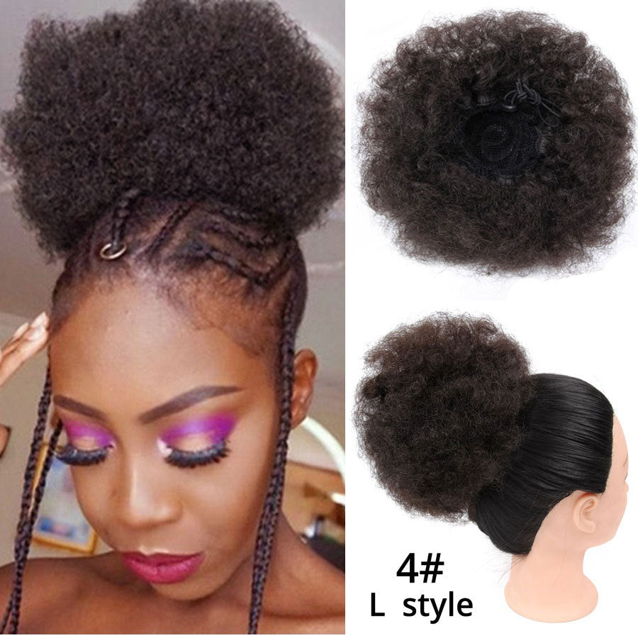 High Puff Afro Hair Ponytail