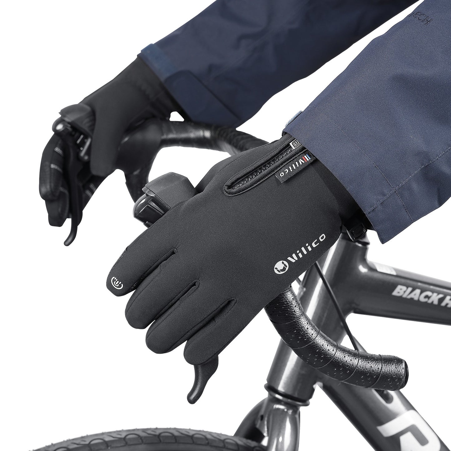 Vilico Men's Fashion Outdoor Warm Cycling Gloves