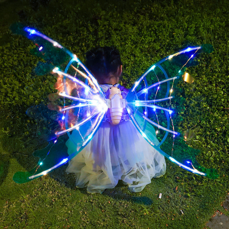 Beautiful Electrical Moving Fairy Wings with Lights