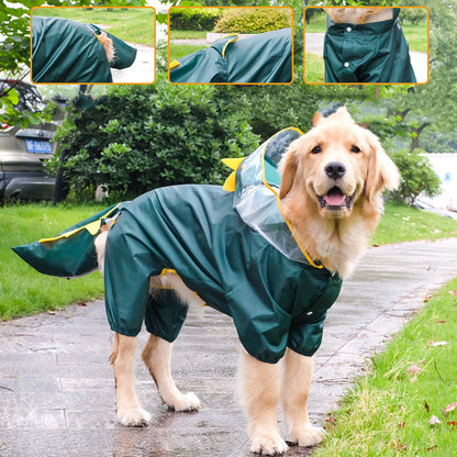 Dog  All-inclusive Transformation Raincoat