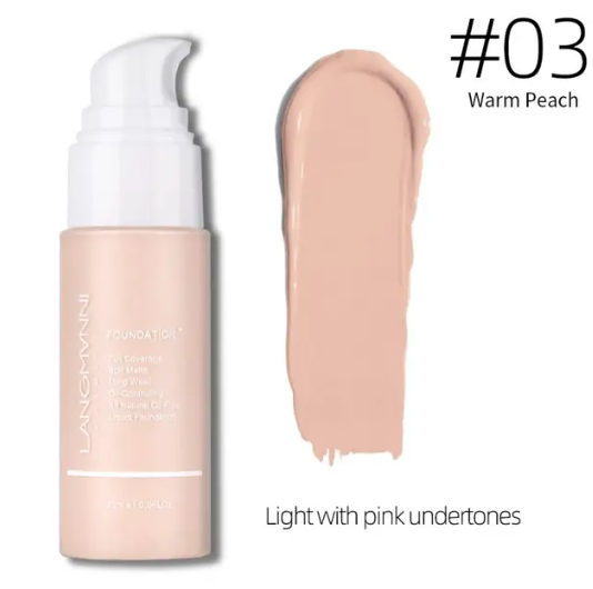 Langmanni 13 Colours Liquid Foundation Oil Control Concealer