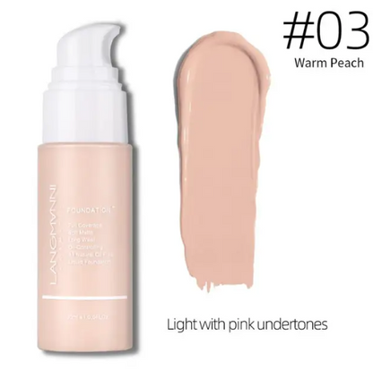 Langmanni 13 Colours Liquid Foundation Oil Control Concealer