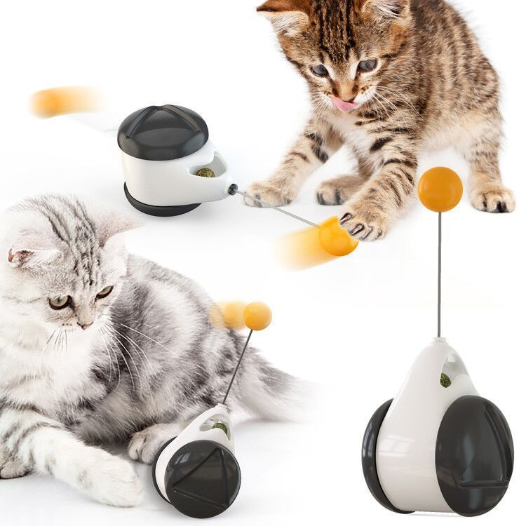 Electric Automatic ABS Rabbit Motion Cat Toy Teaser