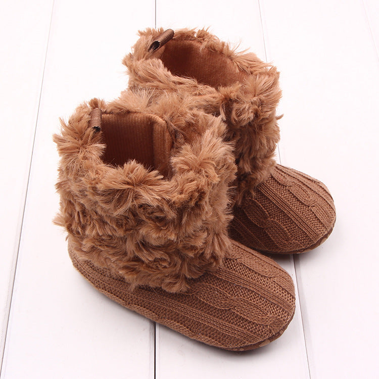 Warm Fur Baby Booties