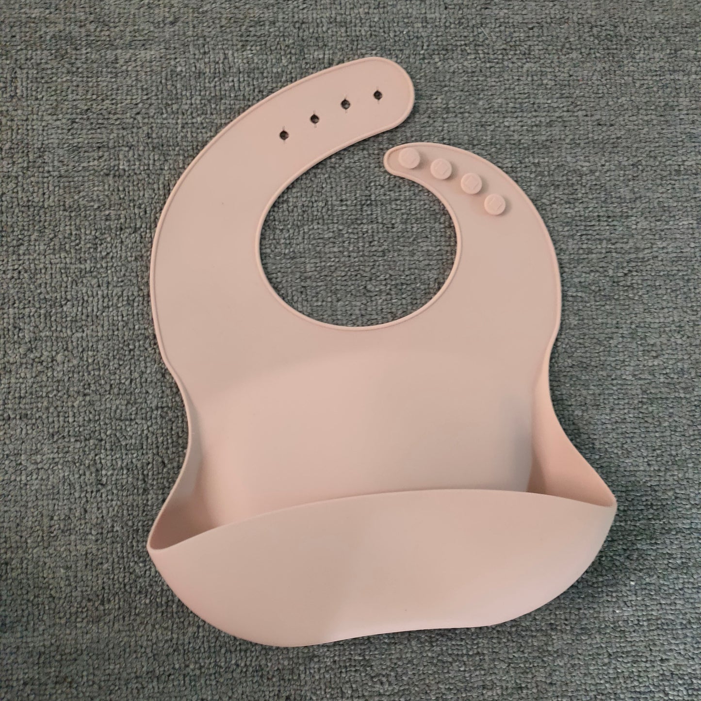 Soft Waterproof Silicone Baby Bib with Food Catcher