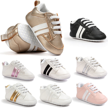 PU Leather Non-slip Soft Newborn Moccasins Sneakers