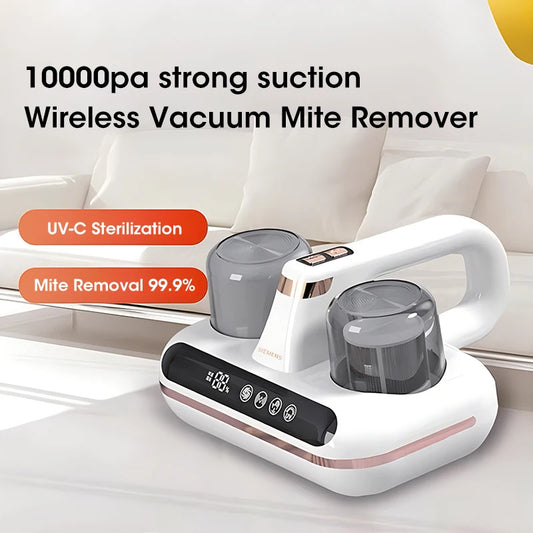 Powerful Suction Mattress Vacuum Mite Remover Cordless Handheld Cleaner