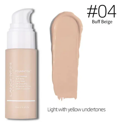 Langmanni 13 Colours Liquid Foundation Oil Control Concealer