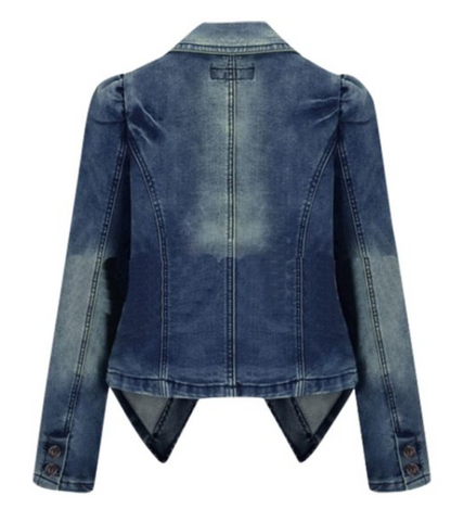 Plus Size Women's Denim Jacket