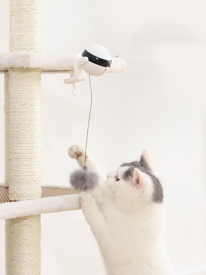 Electric Automatic ABS Rabbit Motion Cat Toy Teaser