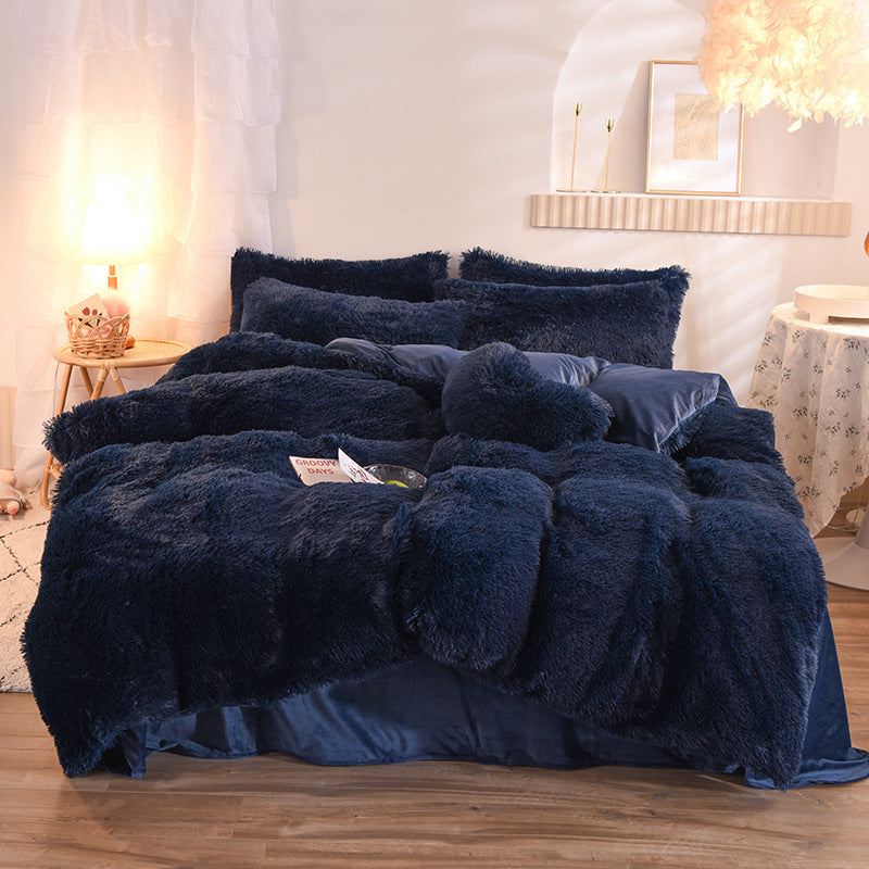 Luxury Thick Winter Fleece Duvet Cover