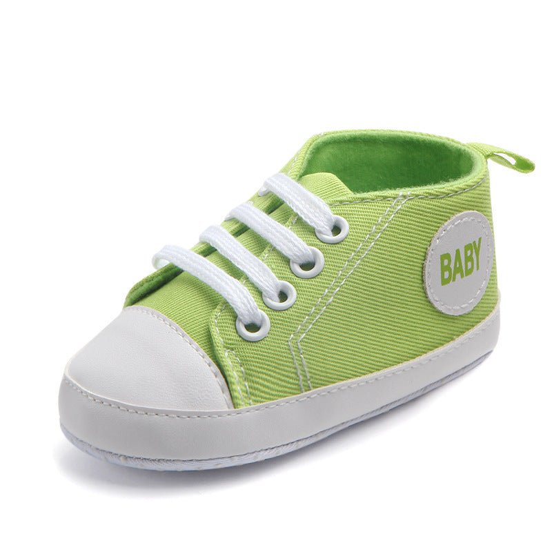 Baby First Walkers Classic Soft Sole Anti-slip Canvas Sports Sneakers