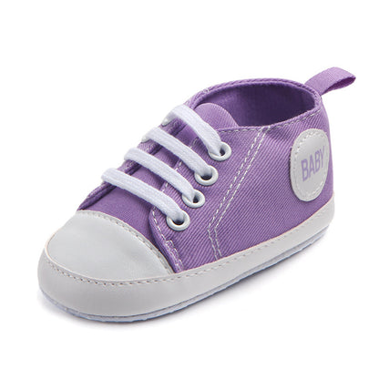 Baby First Walkers Classic Soft Sole Anti-slip Canvas Sports Sneakers