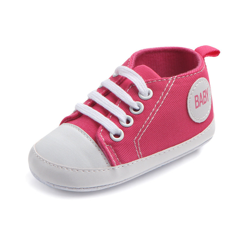 Baby First Walkers Classic Soft Sole Anti-slip Canvas Sports Sneakers