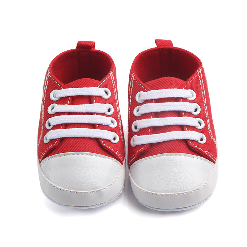 Baby First Walkers Classic Soft Sole Anti-slip Canvas Sports Sneakers