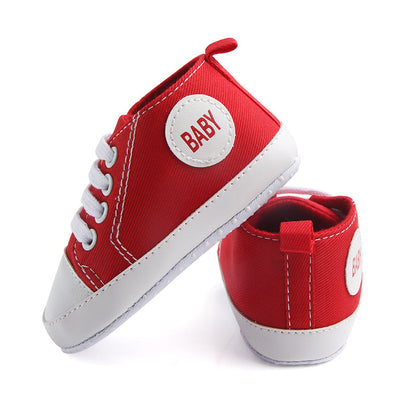 Baby First Walkers Classic Soft Sole Anti-slip Canvas Sports Sneakers