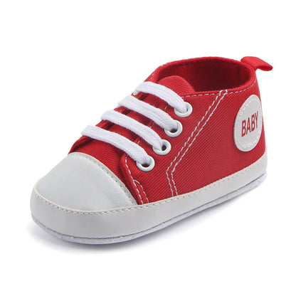 Baby First Walkers Classic Soft Sole Anti-slip Canvas Sports Sneakers