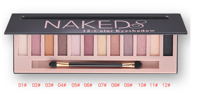 Naked 12 Colors Dazzling Eyeshadow Palette for Stunning Eyes