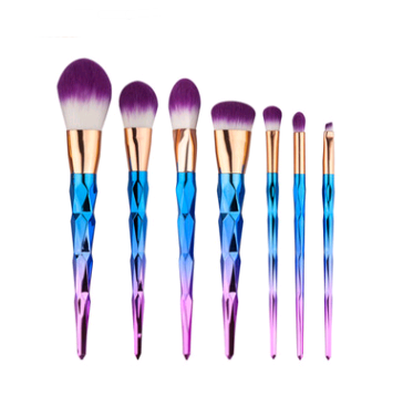 Dazzling 7-Diamond Makeup Brushes: Precision Beauty