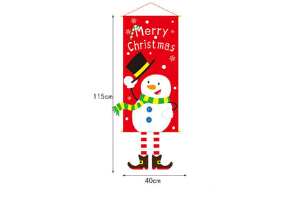 Festive Christmas Window Poster Decoration