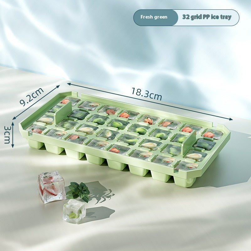 Kitchen Gadget PP Material Quick Ice Cube Tray - Creative Party Silicone Molds