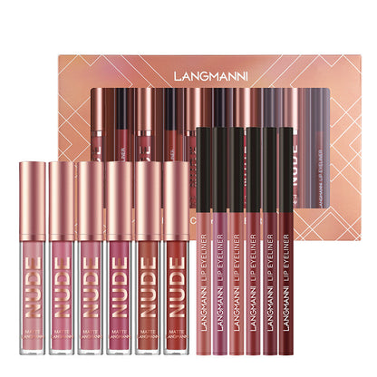 Perfect Pout Langmanni Set 12-Pcs Makeup