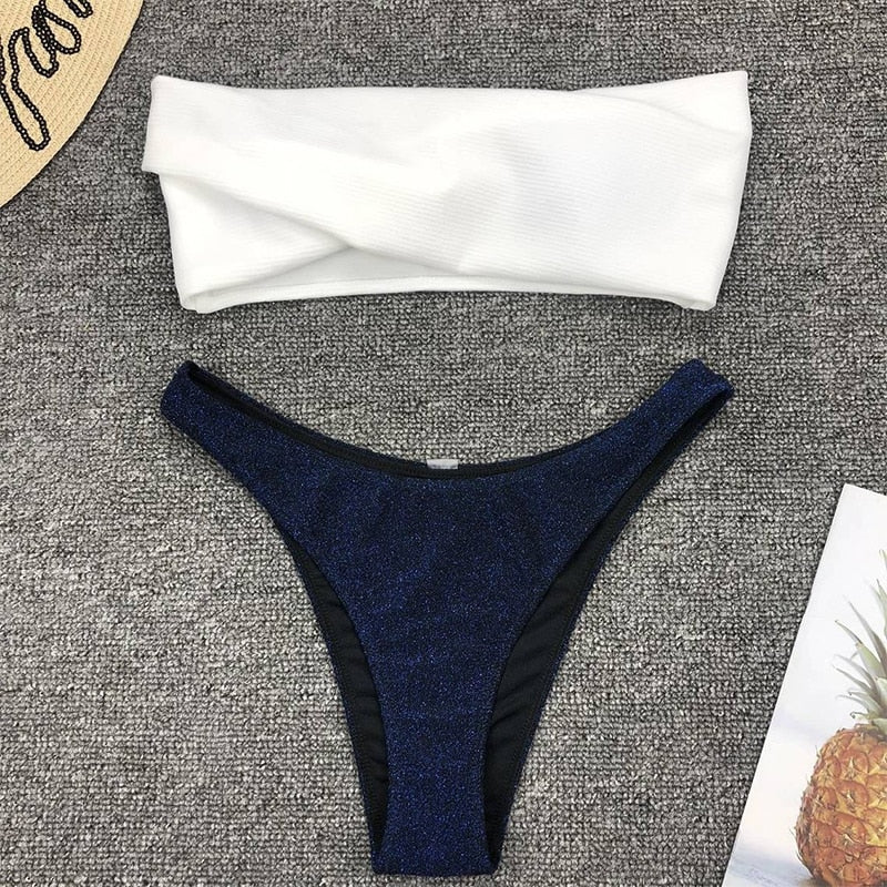 Off Shoulder Bikini Set: Sexy Swimwear for Women