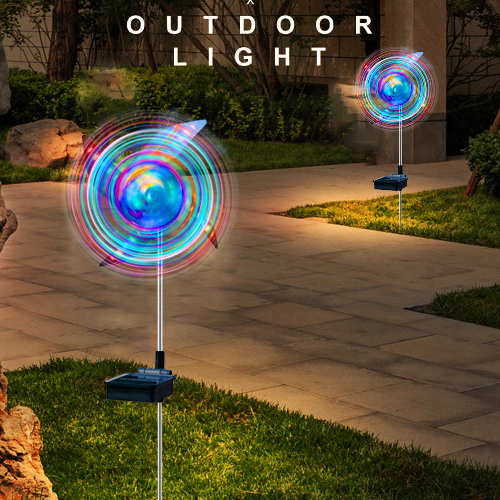 Led Solar Wind Spinner Light