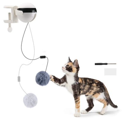 Electric Automatic ABS Rabbit Motion Cat Toy Teaser