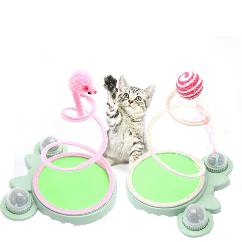 Cat Toy Spring Coil Mouse To Relieve Boredom