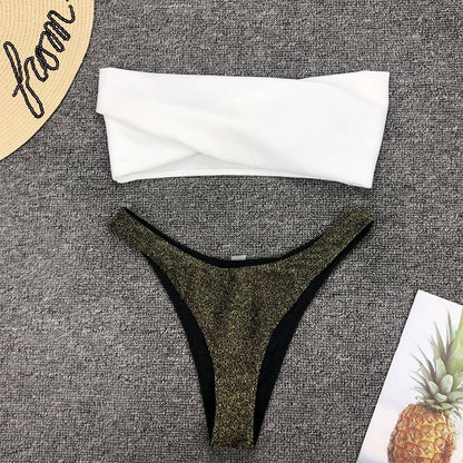 Off Shoulder Bikini Set: Sexy Swimwear for Women