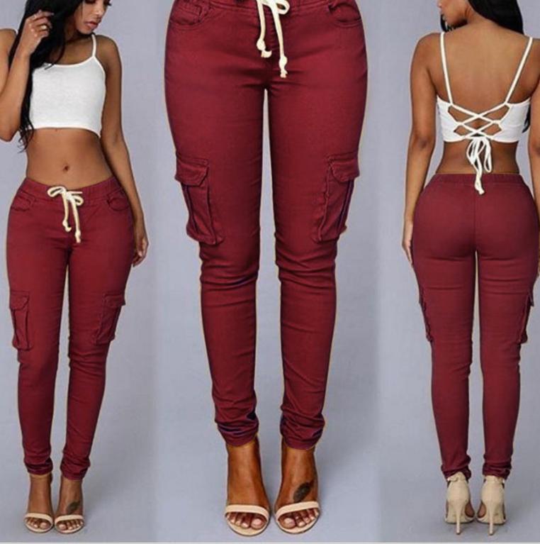 Effortless Style String Tie Casual Pants