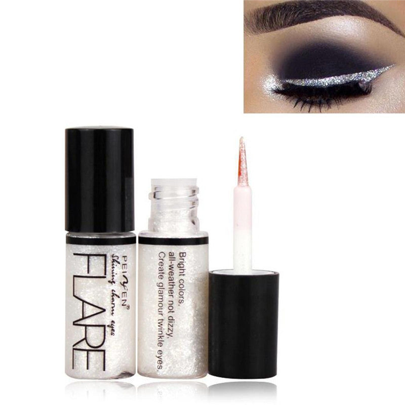 Flare Waterproof Glitter Eyeliner: Long-lasting Formula