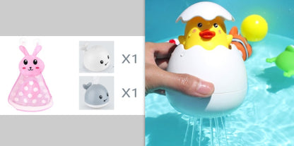 LED Fun Bath Time with Spouting & Spray Whale