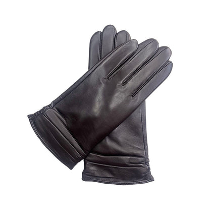 Ladies Touch Screen Sheepskin Leather Gloves With Velvet