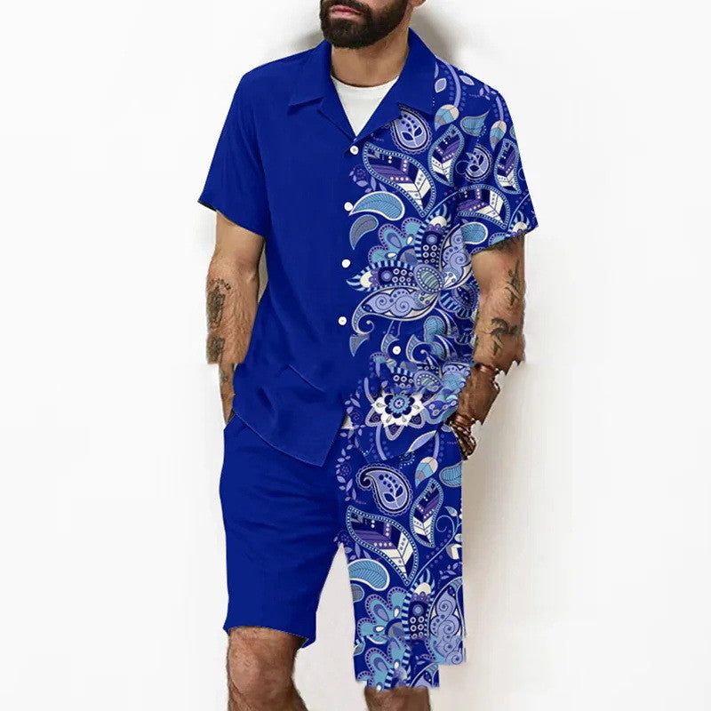 3D Print Shirt & Shorts Set: Stylish Comfort