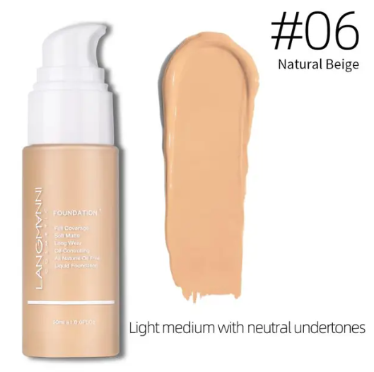 Langmanni 13 Colours Liquid Foundation Oil Control Concealer