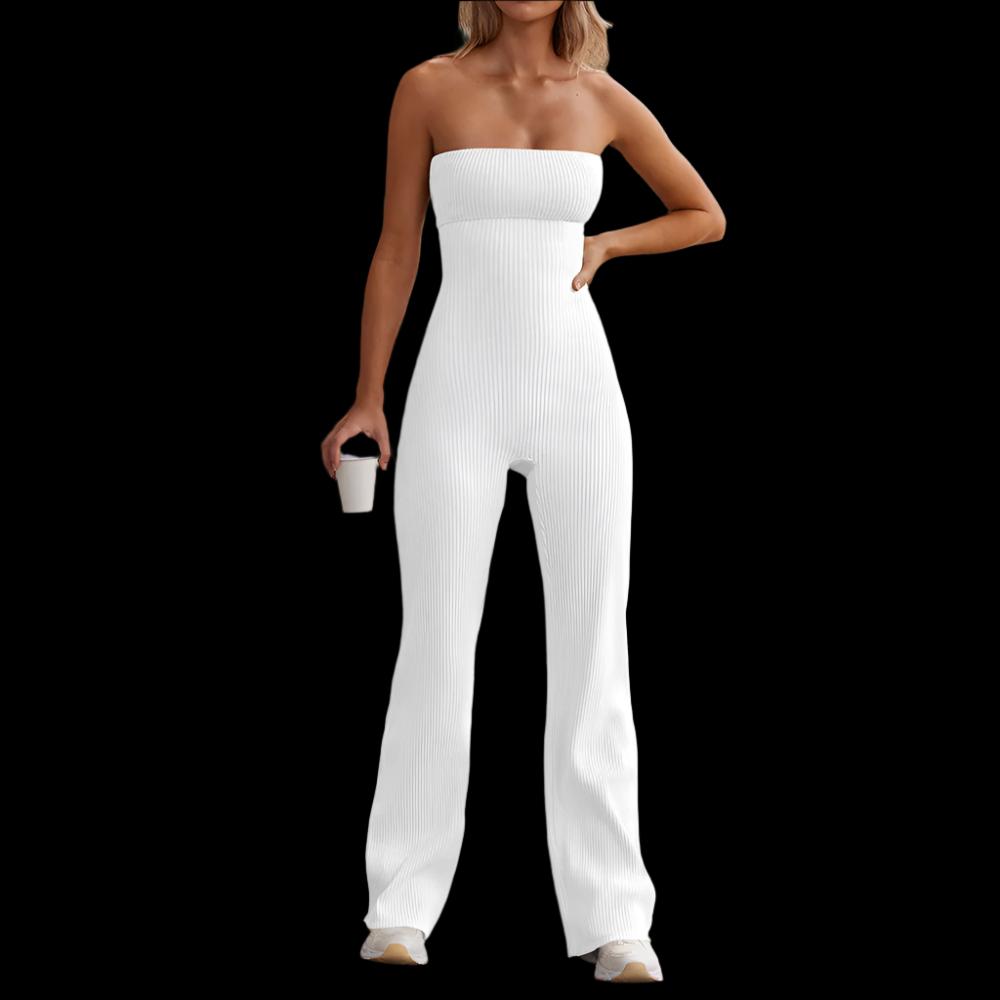 Casual One-piece Bandeaux Jumpsuit