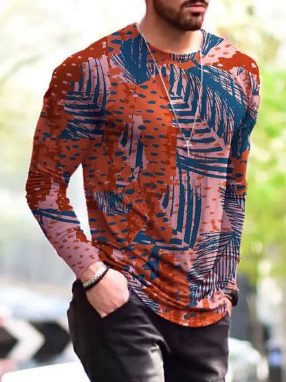 Printed Statement - Men's Long Sleeve Top