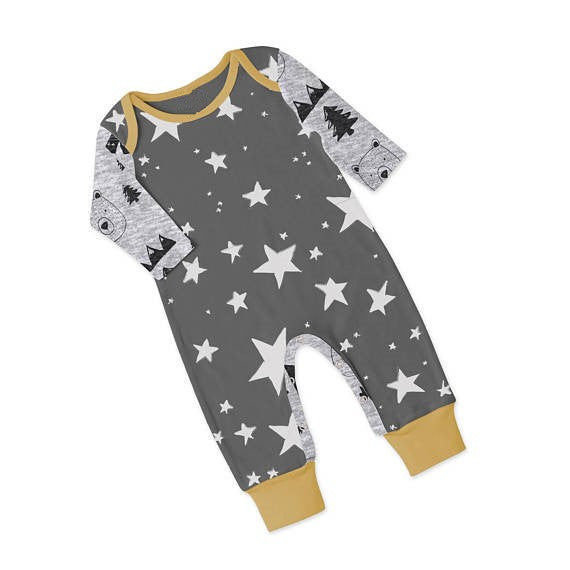 Baby Star print Romper Suit