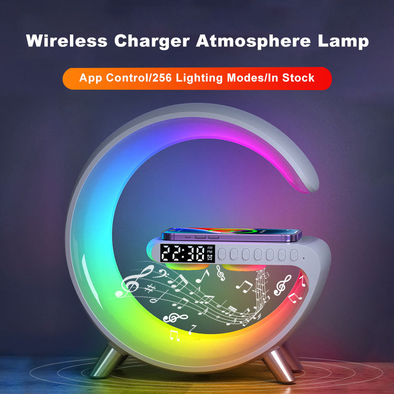 Rikmody Smart LED Lamp: Speaker, Wireless Charger