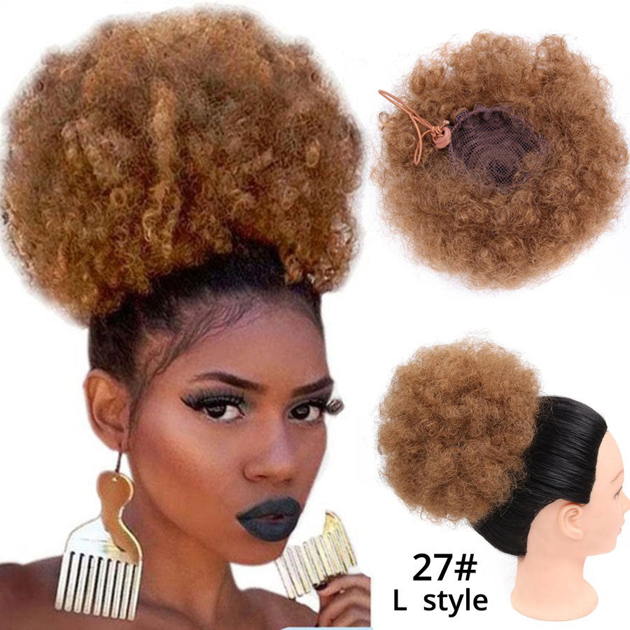 High Puff Afro Hair Ponytail