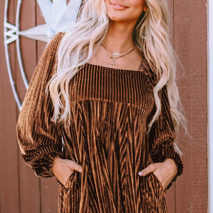 Effortless Long Sleeve Chic Dress