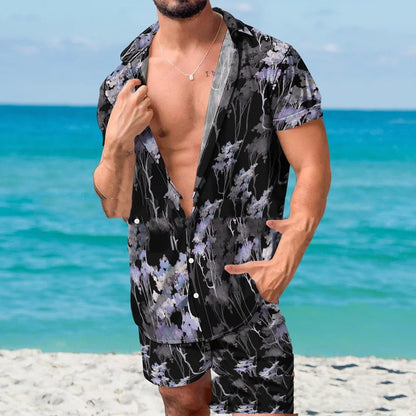 3D Print Shirt & Shorts Set: Stylish Comfort