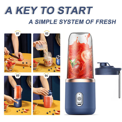 Portable Electric Juice Maker: Compact Smoothie Blender